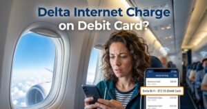 Delta Internet Charge on Debit Card